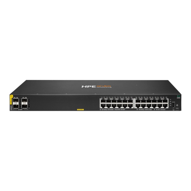 Stikalo (switch) HPE Aruba Networking CX 6000, 24-port, PoE+, SFP