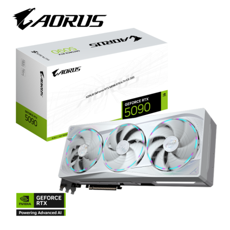 Grafična kartica Gigabyte Aorus GeForce RTX 5090 Stealth Ice, 32GB