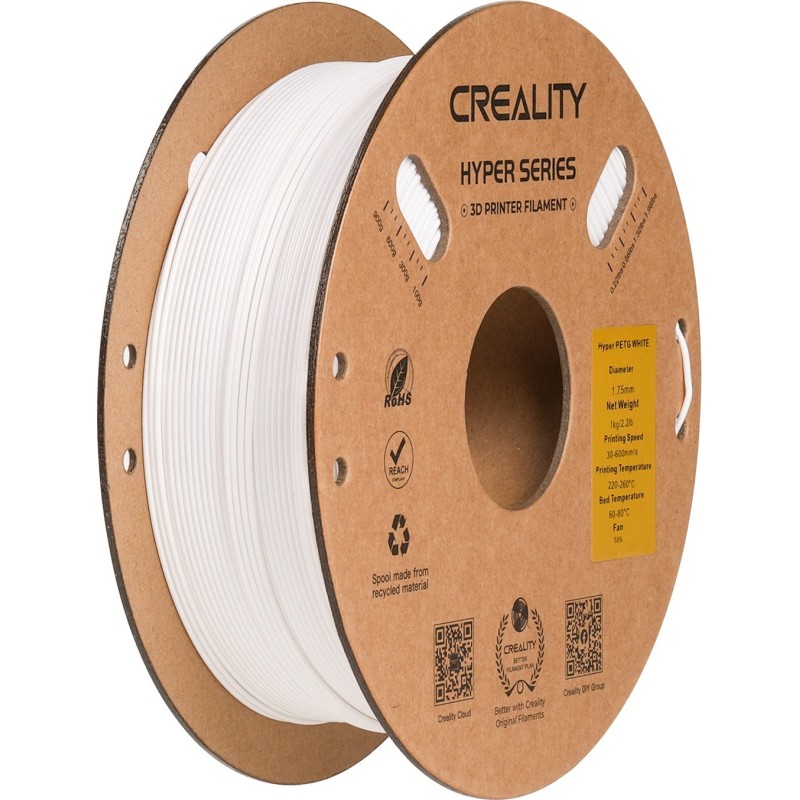 Polnilo za 3D tiskalnik Creality Hyper PET-G, bel