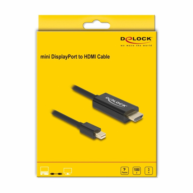 Kabel Delock DisplayPort na mini-HDMI, 3m