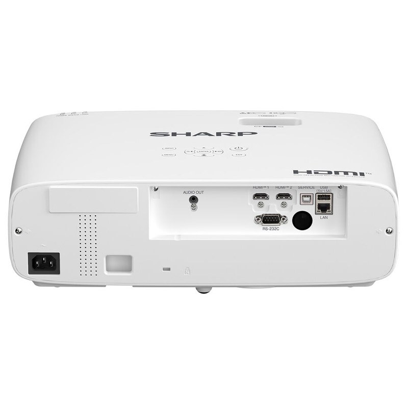 Projektor SHARP XP-E501U-W, bel