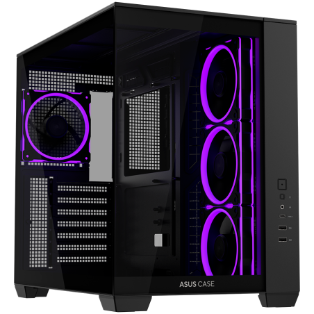 Ohišje ASUS A32 Plus, ATX, črno