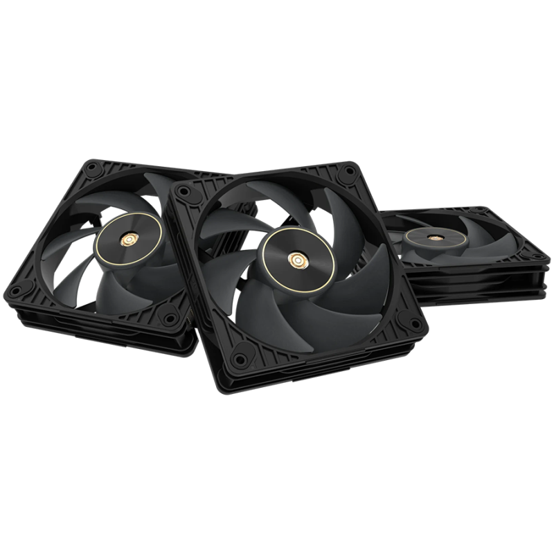Ventilator za ohišje ASUS ProArt PF120, 3x120mm PWM, daisy-chain konektorji, črn