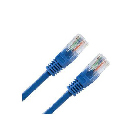Priključni kabel za mrežo Cat5e UTP 0,5m moder