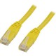 Priključni kabel za mrežo Cat5e UTP 1.5m rumen