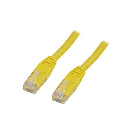 Priključni kabel za mrežo Cat5e UTP 1.5m rumen
