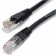 Priključni kabel za mrežo Cat5e UTP 2m črn
