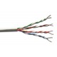 Mrežni kabel Cat6e UTP, trdi, neoklopljen 4x2 AWG23, kolut 305m