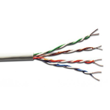 Mrežni kabel Cat6e UTP, trdi, neoklopljen 4x2 AWG23, kolut 305m