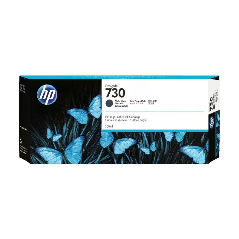 Črnilo HP P2V71A (730), 300 ml, Matte Black