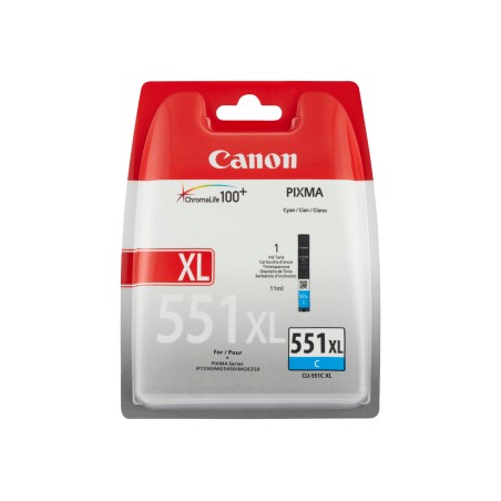 Črnilo Canon CLI-551C XL, cyan