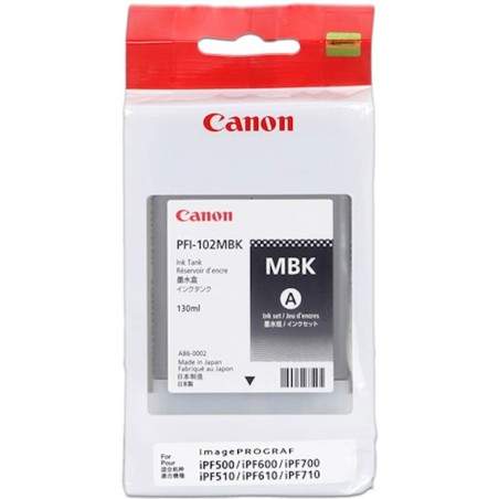 Črnilo Canon PFI-102, mat črno