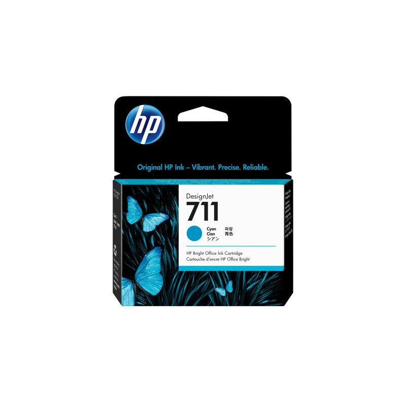 Črnilo HP CZ130A (711), cyan