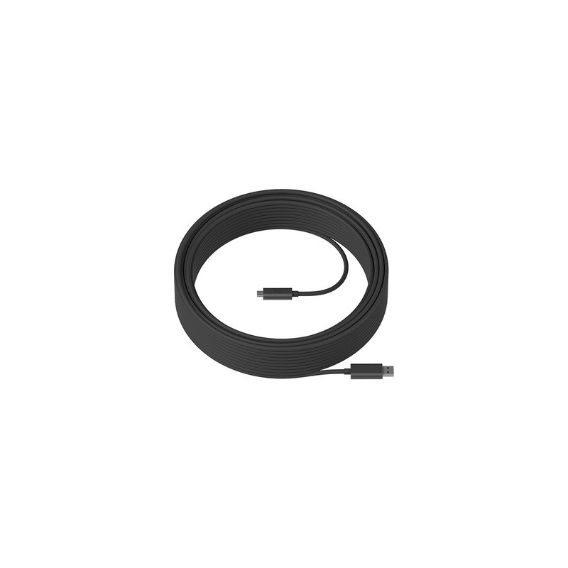 Kabel Logitech Strong USB Cable, USB 3.1, 10m, grafitna barva