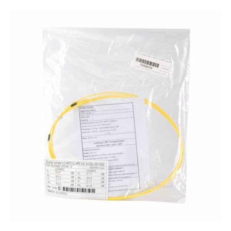 Optični patch SM LC/APC - LC/APC 2m EFB 7950019