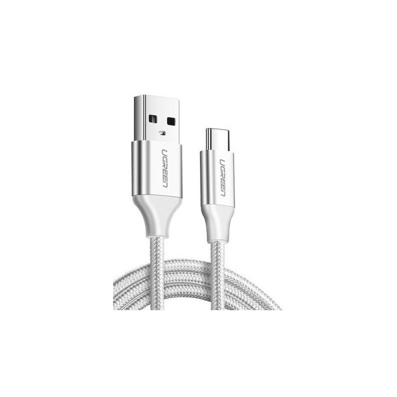 Kabel Ugreen, USB-A 2.0 na USB-C 2m (bel), 60133
