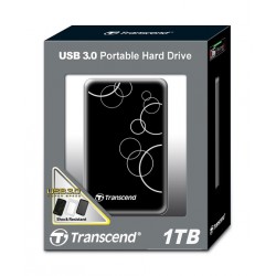 Zunanji trdi disk Transcend 25A3K, 1TB 2,5", USB 3.0, črn-vzorčki (TS1TSJ25A3K)