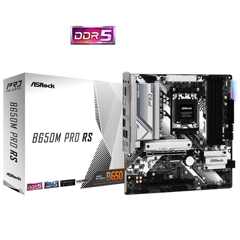 Matična plošča mATX ASRock B650M Pro RS