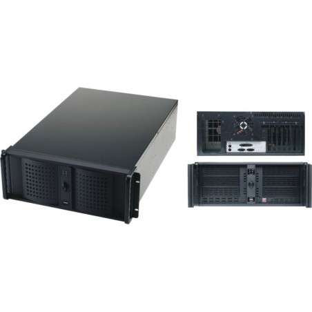 Ohišje indu. PC 4U 48cm črno brez napajalnika g.528mm Fantec