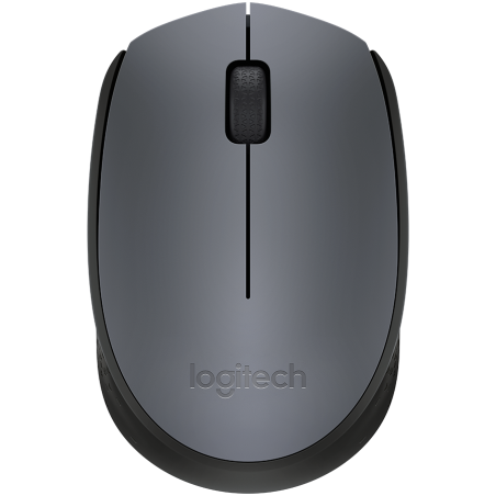 Miška brezžična optična Logitech M170, siva
