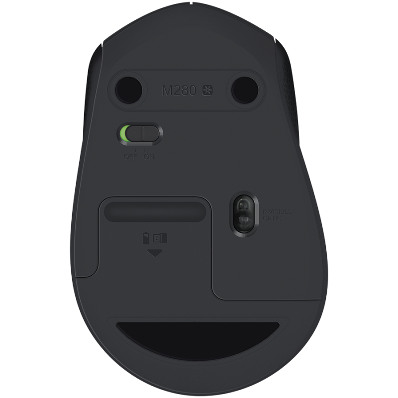 Miška za prenosnik brezžična optična Logitech M280 črna