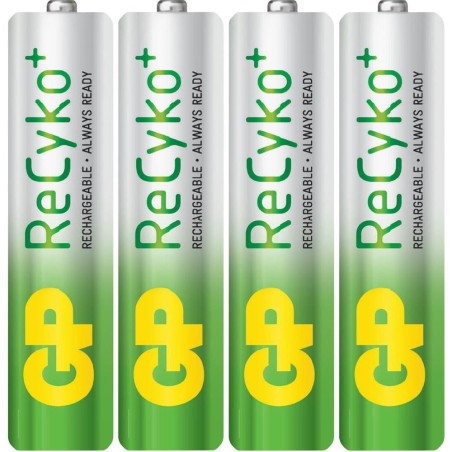Polnilna (akumulatorska) 4x AAA 800 mAh GP ReCyko Ni-Mh