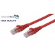 Priključni kabel za mrežo Cat6 UTP 1m Brand-Rex rdeč