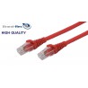 Priključni kabel za mrežo Cat6 UTP 1m Brand-Rex rdeč