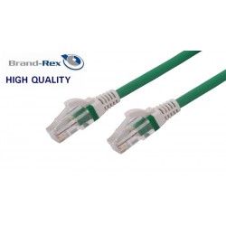 Priključni kabel za mrežo Cat5e UTP 3m Brand Rex zelen