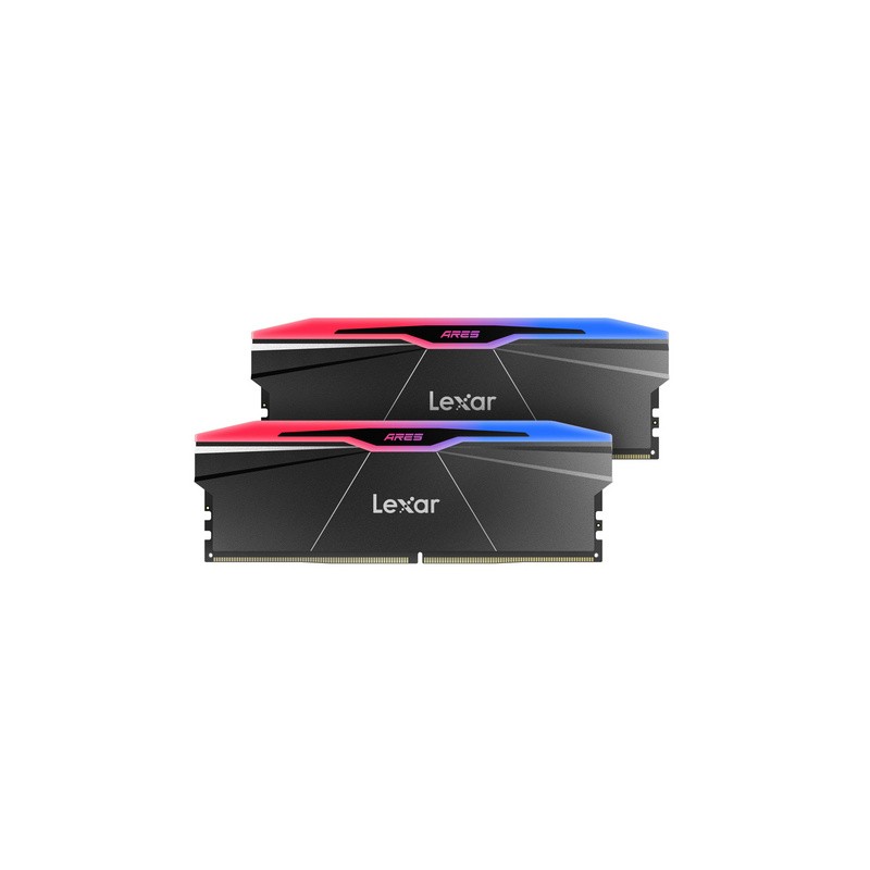 Pomnilnik DDR5 64GB (2x32GB) 6400MHz Lexar ARES RGB XMP, črn