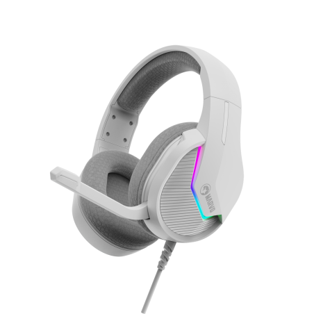 Slušalke Marvo H8618, RGB, bele