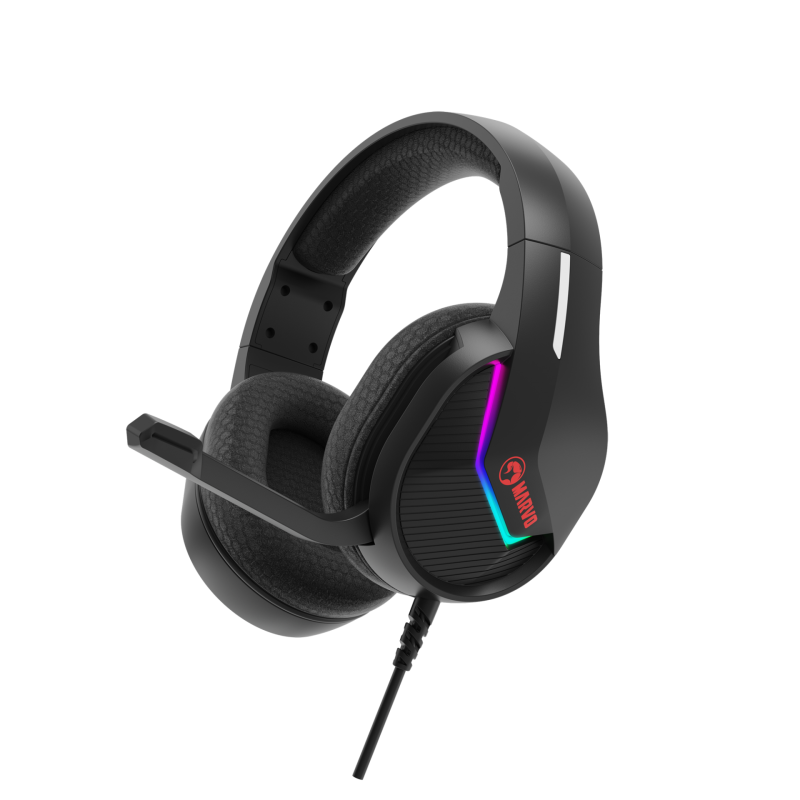 Slušalke MARVO H8618 BK ŽIČNE RGB