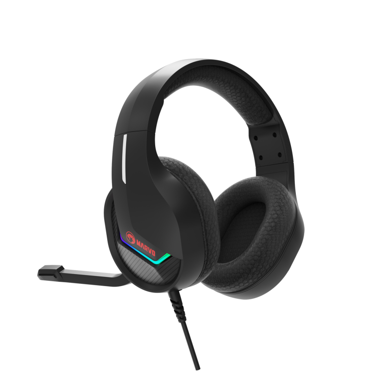 Slušalke MARVO H8618 BK ŽIČNE RGB