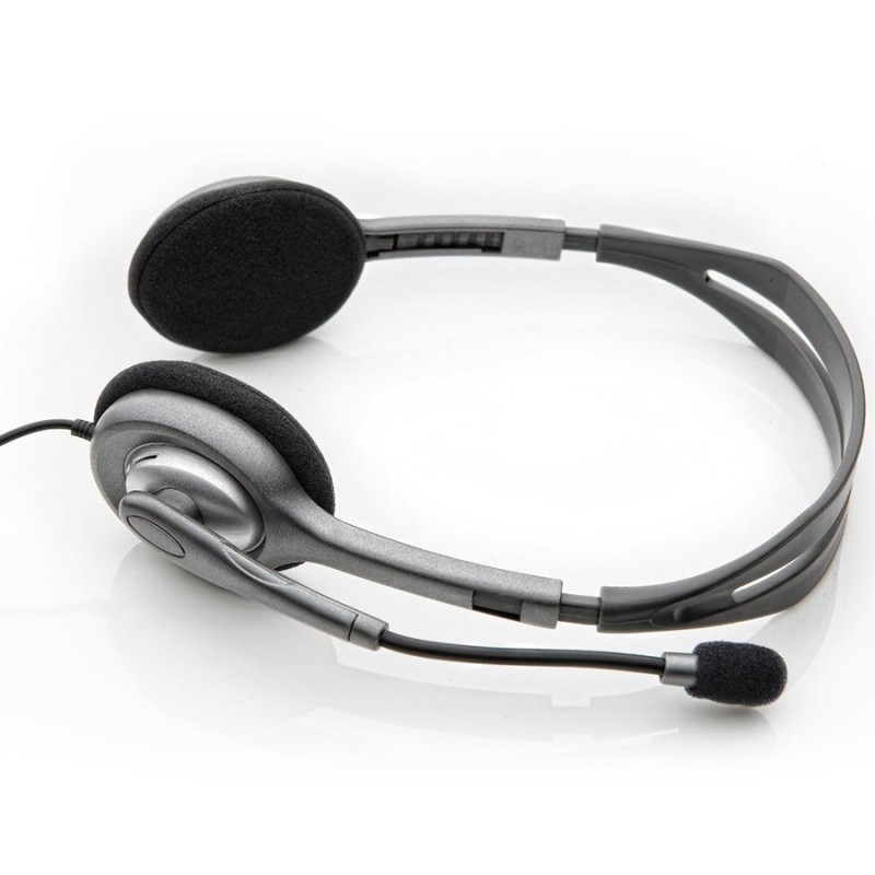 Slušalke Logitech H110, sive