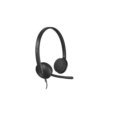 Slušalke Logitech H340, črne