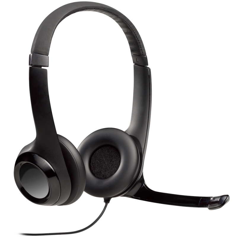 Slušalke Logitech H390, črne