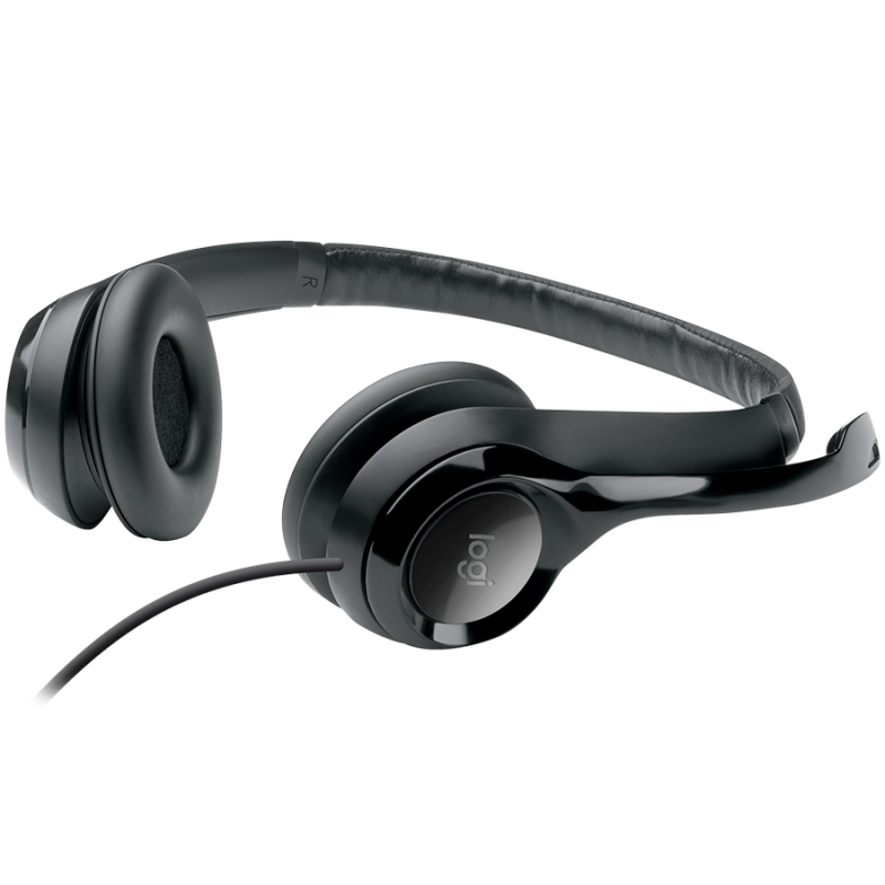 Slušalke Logitech H390, črne