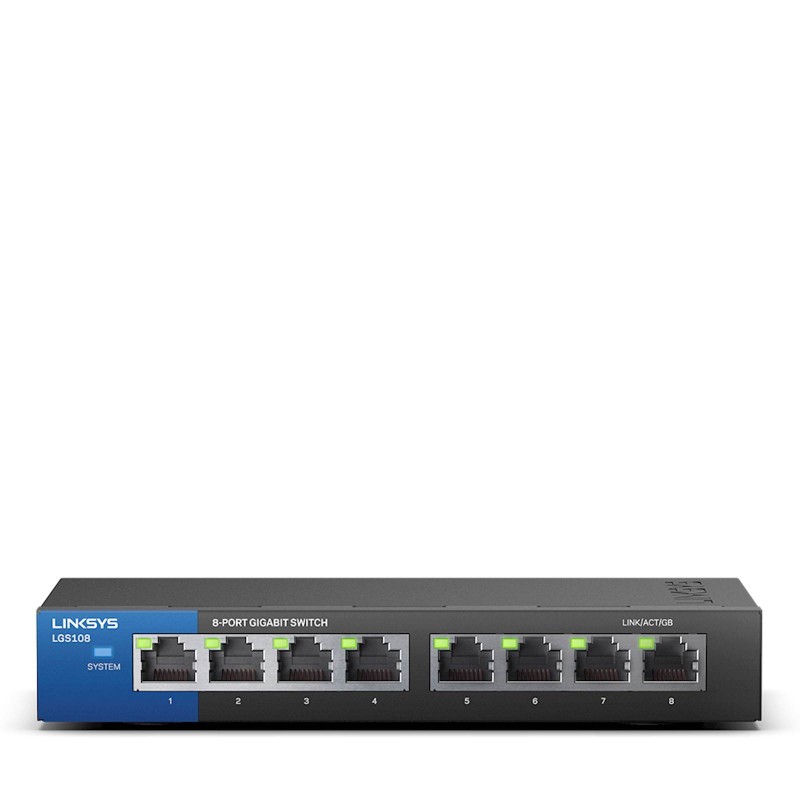 Stikalo (switch) 8 port 10/100/1000 Linksys LGS108