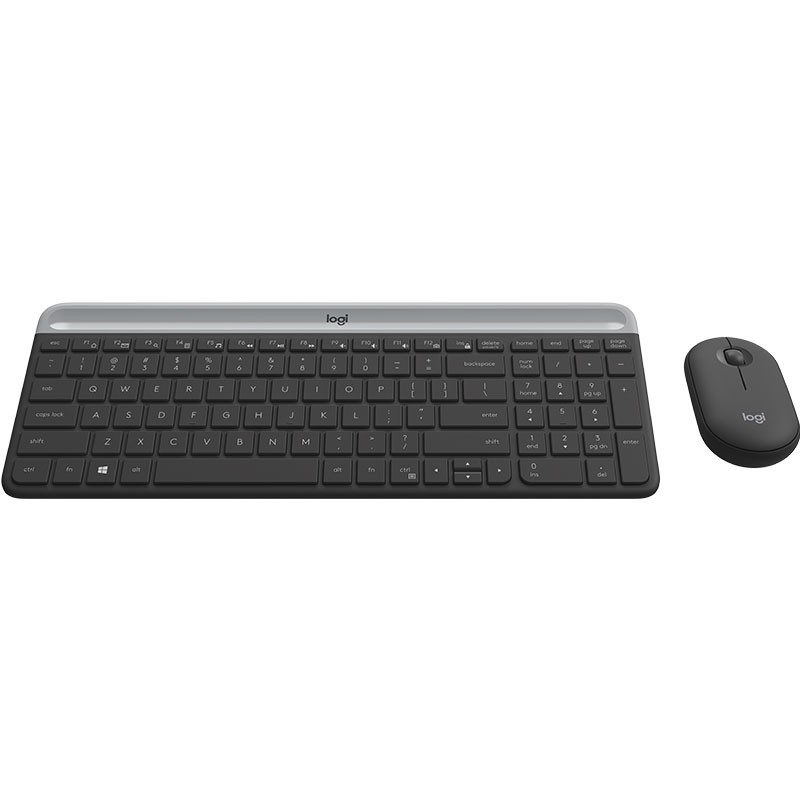 Komplet miške in tipkovnice Logitech MK470, grafitno siva