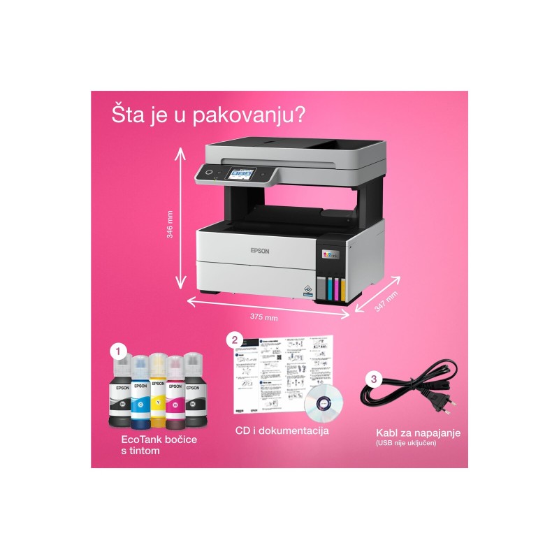 Multifunkcijski tiskalnik EPSON EcoTank L6490 MFP
