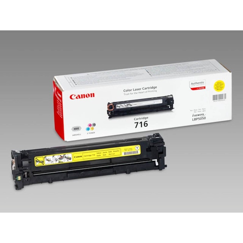 Toner Canon CRG-716Y, yellow