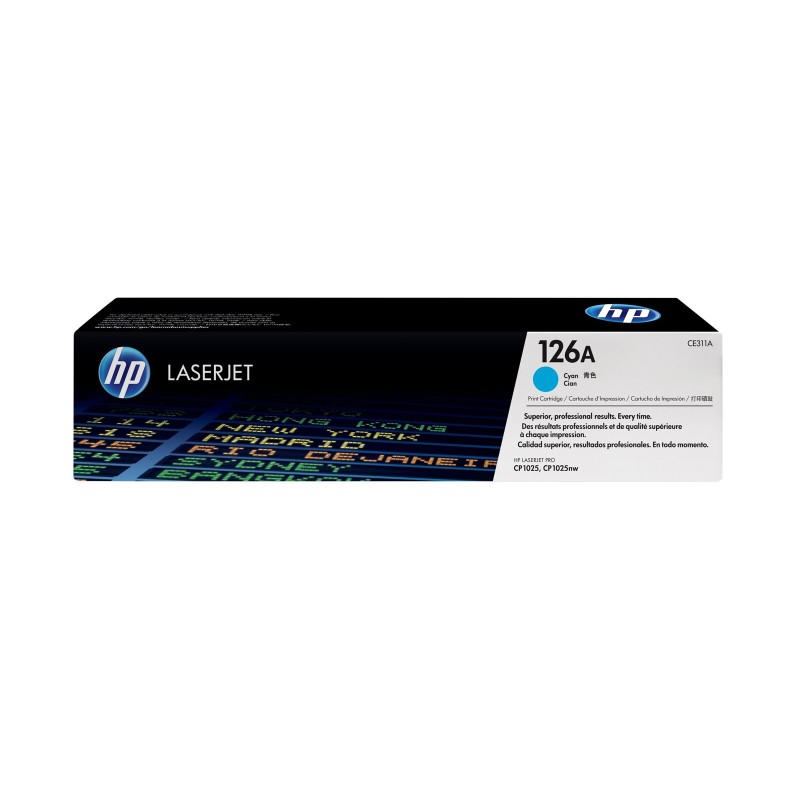 Toner HP CE311A (126A), cyan