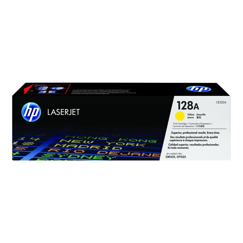 Toner HP CE322A (128A), yellow