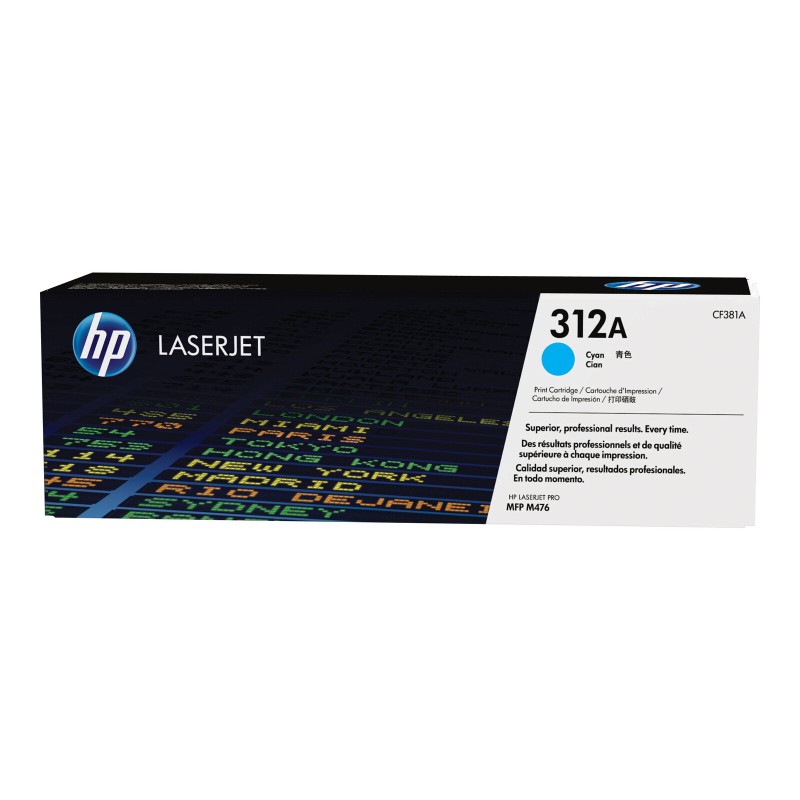 Toner HP CF381A (312A), cyan