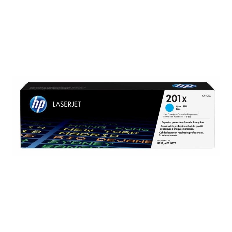 Toner HP CF401X (201X), cyan