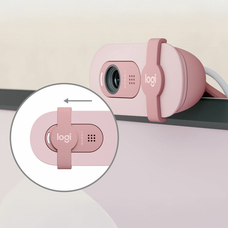Spletna kamera LOGITECH BRIO 100, roza