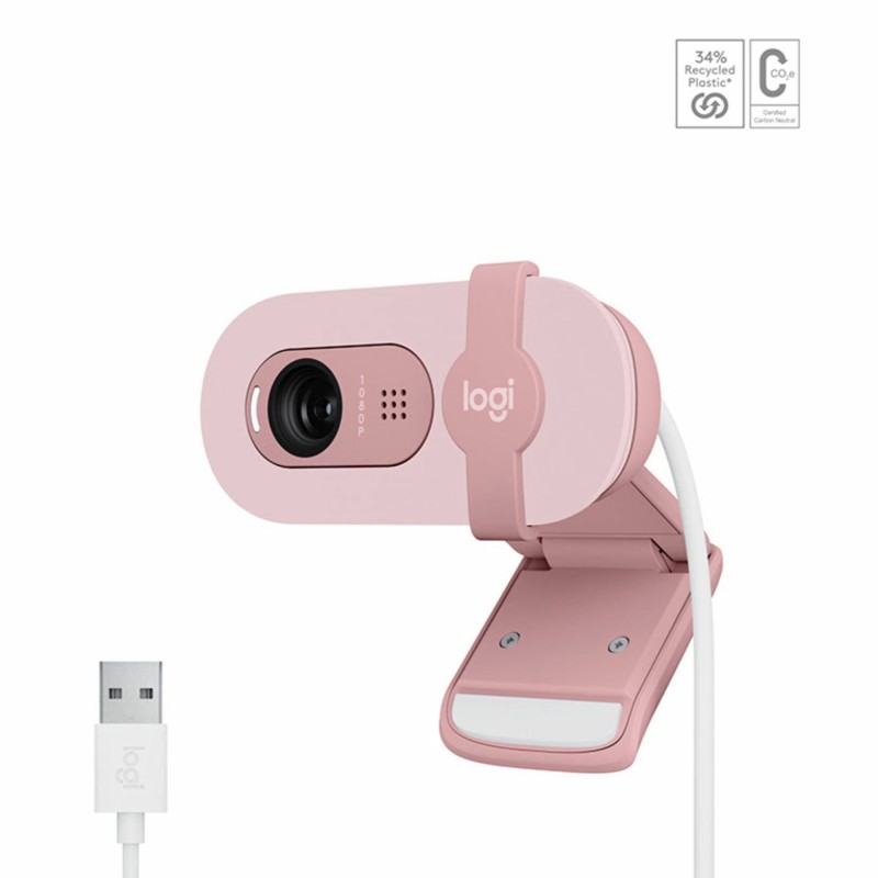 Spletna kamera LOGITECH BRIO 100, roza