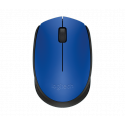 Miška za prenosnik brezžična Logitech M171, modra, 910-004640