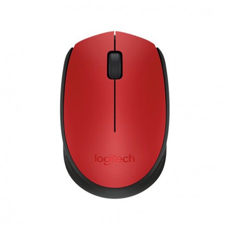 Miška za prenosnik brezžična Logitech M171, rdeča, 910-004641