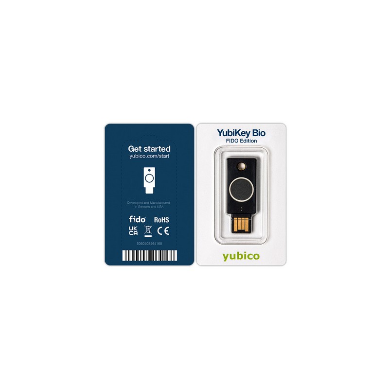 Varnostni ključ Yubico YubiKey Bio, FIDO Edition, USB-A